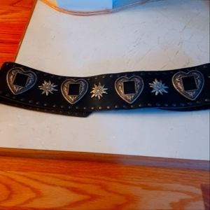 Bavarian authentic leather belt